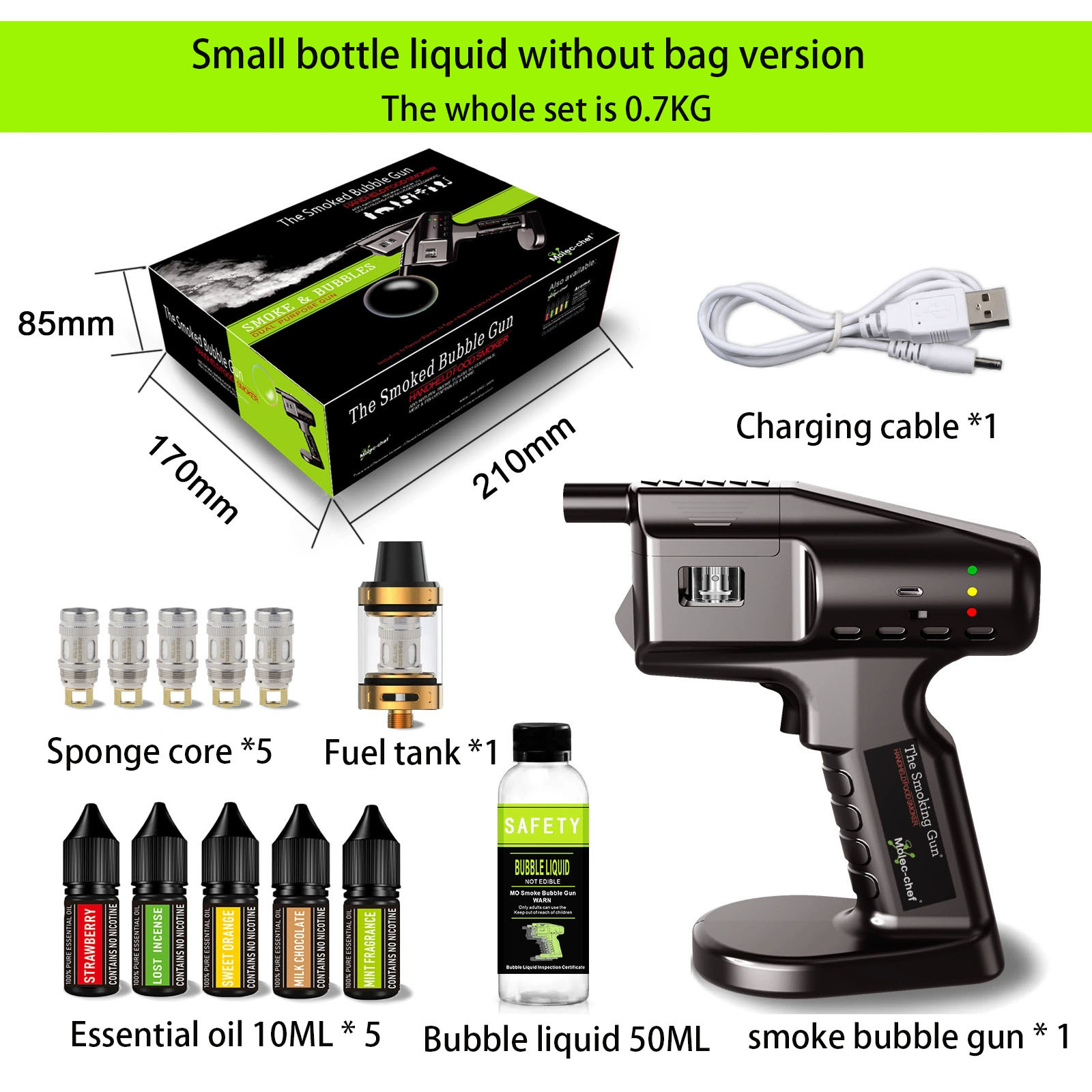 50ML liquid bubble gun