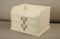 Organisateur de Bureau en bois Classique En Bois De Table De Bureau Trieur Étagère Stockage Stationnaire Fournitures De Bureau Accessoires