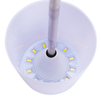 Petite lampe de bureau LED pliable, lumière d'ambiance pliable en ABS avec batterie, respectueuse des yeux pour la salle d'étude