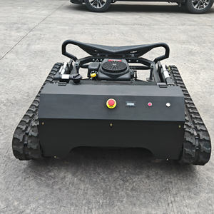 高品質エンジン搭載リモコン式農業用ロボット芝刈り機クローラー草刈機 - Product Image 5