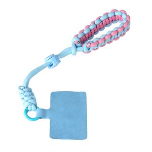 Cordón universal de nailon a la moda para teléfono móvil, correa corta para muñeca, llavero con parche de sujeción para teléfono, para mayoristas - Product Image 1