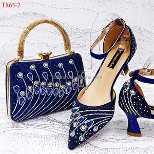 TX65 <span class=keywords><strong>scarpe</strong></span> alla moda <span class=keywords><strong>arancioni</strong></span> e borse abbinate da donna <span class=keywords><strong>con</strong></span> <span class=keywords><strong>tacco</strong></span> alto e borsa Set da donna per feste - Product Image 4