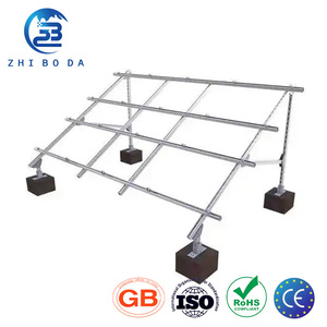 Estructura de Montaje en Suelo para Paneles Solares Fotovoltaicos de Alta Durabilidad, con Tornillo de Tierra - Product Image 3