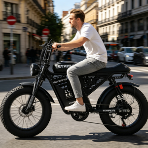 <span class=keywords><strong>Bicicleta</strong></span> Eléctrica de Montaña de 48V 500W 50kmph con Llantas Gruesas de 20 Pulgadas, <span class=keywords><strong>Bicicleta</strong></span> Eléctrica Urbana para Adultos, <span class=keywords><strong>Bicicleta</strong></span> Eléctrica Todoterreno - Product Image 1