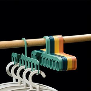 9 Holes Multi-fuction Wonder Closet Space Saver Organizer Hot Sale Rotatable Plain Colour Clothing Storage Magic Hanger - Product Image 2