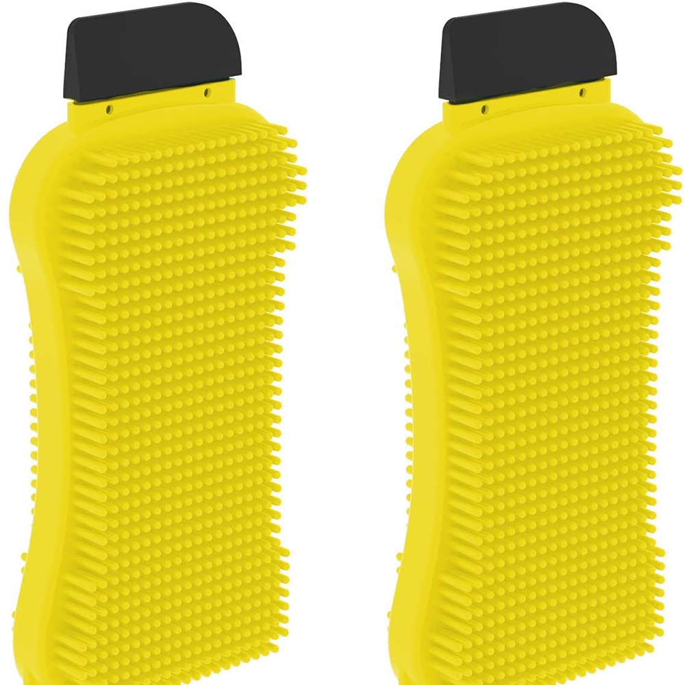 3 в 1 многофункциональная силиконовая губка щетка для очистки кухня блюдо для чистки силиконовая губка