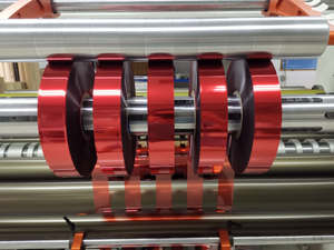 Red <span class=keywords><strong>Anti-Counterfeit</strong></span> PET Lançamento Film - Custom Largura para Segurança <span class=keywords><strong>Label</strong></span> Printing - Product Image 3