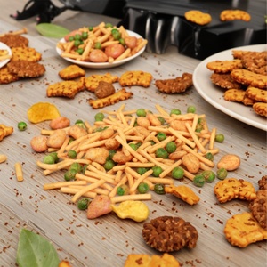 Bandes de <span class=keywords><strong>crevettes</strong></span> frites croustillantes chinoises Offre Spéciale prêtes à manger en vrac mélange de collations sac emballage doux goût épicé faible en <span class=keywords><strong>calories</strong></span> en gros - Product Image 1