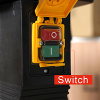 Perceuse industrielle verticale de table 1500W avec positionnement laser, moteur et boîte de vitesses pour le bois