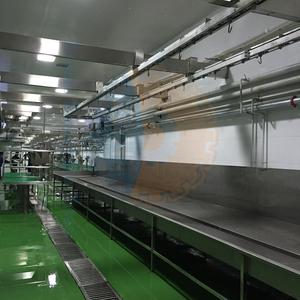 Support de suspension en acier inoxydable pour abattoir intégré avec système de rail de guidage pour carcasses de moutons et <span class=keywords><strong>agneaux</strong></span>, crochets à viande - Product Image 4