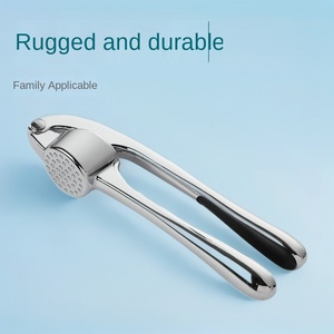 ที่บดกระเทียมแบบมือหมุน 3 ชิ้น ทำจากโลหะผสมสังกะสีและสแตนเลสอย่างดี ทนทาน บดละเอียดได้หลายระดับ ใช้งานได้หลากหลาย - Product Image 2