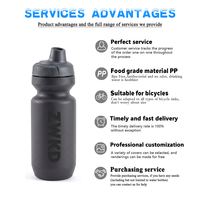 Customized Colorful OEM ODM BPA-Free Leak-proof Squeeze 600ml Plastic Cycling Sports Water Bottle Camping Car Gym Travel Logo
