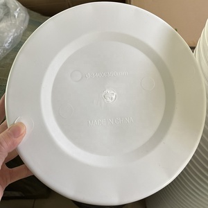 식물 용 플라스틱 냄비 흰색 검은 냄비 - Product Image 5