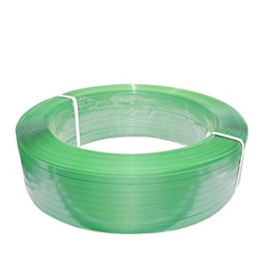 Correa de embalaje de acero, correa de poliéster de 16-19mm, cinta de flejado personalizada de cartón verde, correa para mascotas, plástico <span class=keywords><strong>PET</strong></span> de polietileno de 25 Mm - Product Image 3
