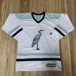 Jersey de Hockey con Logotipo Personalizado, Impresión Digital, Secado Rápido, 100% Poliéster, Uniforme para Entrenamiento y Juego de Hockey sobre Hielo - Product Image 6