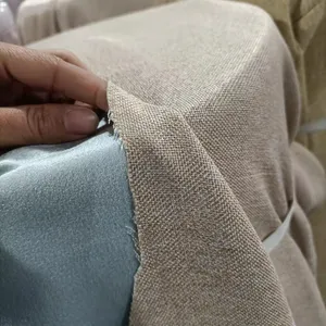 Multi Color Factory in billigeren Lager Massiv Leinen Shading Stoff für Vorhang Home Textiles