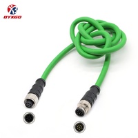 Codificador Rotatorio Absoluto M12 de 8 Pines, Cable Macho-Hembra con Código A para Interfaz SSI EnDat, Retroalimentación de Servo