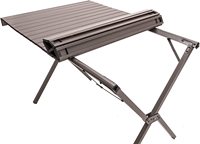 Meubles d'extérieur modernes, table pliante compacte en aluminium léger, longue et pliable