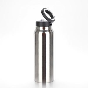 Bouteille d'eau isotherme en acier inoxydable à double paroi de 720 ml et 1000 ml avec couvercle porte-téléphone magnétique - Product Image 3