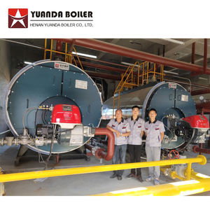 Chaudière à eau chaude sous vide à <span class=keywords><strong>gaz</strong></span> naturel à basse pression à tubes de feu horizontaux industrielle de 700 kW 0,7 MW - Product Image 6