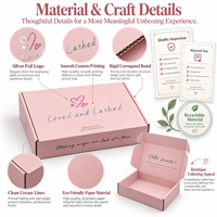 Boîte d'expédition recyclée personnalisée en carton ondulé kraft imprimé, boîte d'expédition pour lingerie avec logo pour emballage cadeau