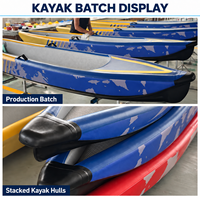 Kayak gonflable pour 2 personnes, kayak tandem pour la mer, le lac, la rivière, les excursions en mer, PVC Drop Stitch 4,1 m avec pagaie, pompe, aileron amovible