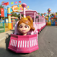 Train de Passe-Partout pour Enfants Bestseller : Ensemble Complet avec Wagons, Sculpture Princesse et Batterie Longue Durée – Idéal pour les Sorties en Famille au Parc et les Amusements