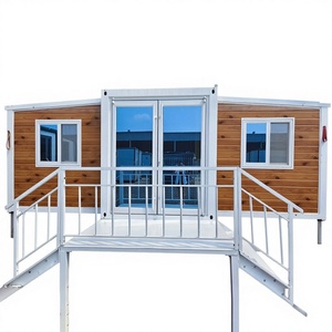 Contenedor Plegable de Acero de 20 Pies, Casa Prefabricada Modular Pequeña con Cocina y Dormitorio para Uso Hotelero y Vivienda Temporal - Product Image 1