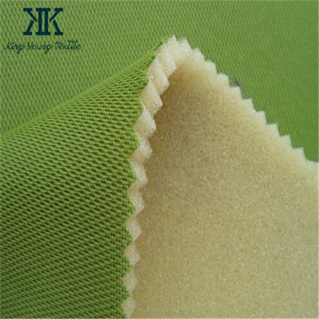 Wholesale Factory Manufacturer Sponge Foam Laminated Mesh Fabric Automotive Car Seat Fabric
