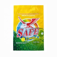 Sacs à linge en plastique couleurs personnalisées 250g 500g 1kg 4kg emballage en nylon sacs de lessive en poudre