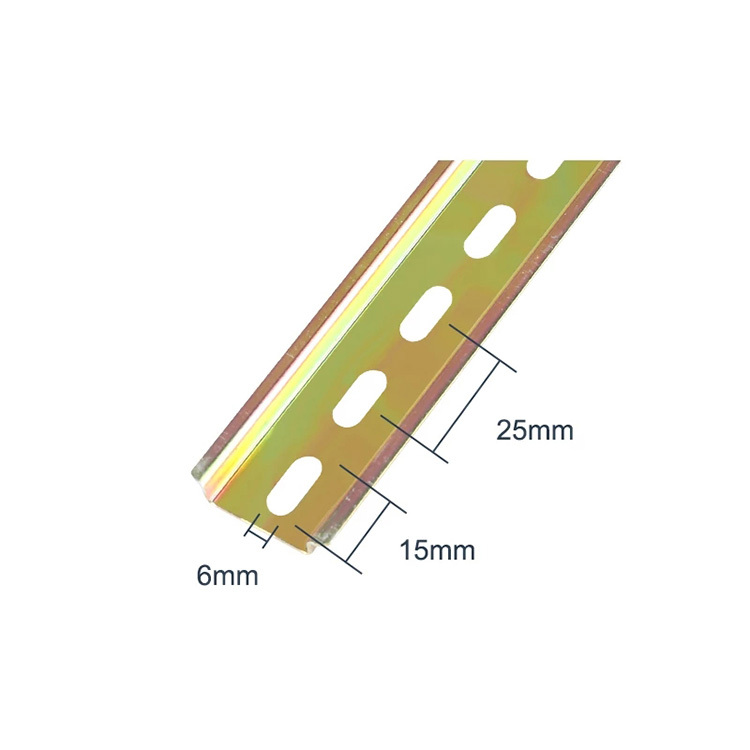 Carril Din eléctrico de aluminio, guía común, medidor de 35mm