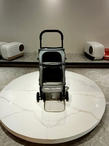 Phổ đôi-boong Pet xe đẩy bánh xe phía trước nhỏ Pet giỏ hàng thoải mái con chó giường chung Dog Phụ kiện cho du lịch cho mèo - Product Image 4