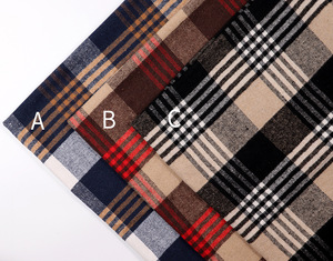 팩토리 스팟 세미프리사이즈 이미테이션 한국 스타일 직조 내마모성 네이비 블루 블랙 화이트 유니섹스 코트 모직 플래드 원단 - Product Image 1