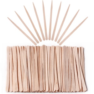 100 unidades/bolsa Espátula profesional <span class=keywords><strong>grande</strong></span> de madera para depilación, aplicador de cera para depilación corporal - Product Image 2