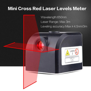 Borbede Tragbares Mini Cross <span class=keywords><strong>Red</strong></span> Laser <span class=keywords><strong>Level</strong></span> <span class=keywords><strong>Meter</strong></span> 2 Leitung 1 Punkt 650nm Nivel lier instrument mit LED-Anzeige Magnet fixierung - Product Image 6