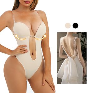Lencería Moldeadora de Cuerpo Completo <span class=keywords><strong>sin</strong></span> <span class=keywords><strong>Espalda</strong></span> para Mujer, Invisible, con Tanga y <span class=keywords><strong>Sujetador</strong></span>, Ideal para Vestidos - Product Image 2