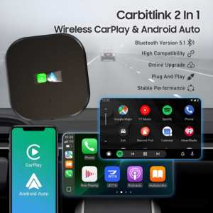 Adaptateur Carbitlink sans fil 2 en 1 Plug&Play pour Carplay Android Auto Dongle Smartlink Multimédia automobile pour voitures chinoises Chery Jetour - Product Image 4