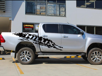 2 autocollants latéraux pour Toyota Hilux Revo Vigo Pickup, décorations graphiques pour camion, autocollants en vinyle pour voiture, accessoires de tuning automobile
