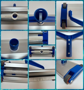 Tête d'aspirateur de <span class=keywords><strong>piscine</strong></span> robuste en aluminium de 14 pouces avec poignée australienne, série plastique argentée pour piscines enterrées, nettoyeur de <span class=keywords><strong>piscine</strong></span> - Product Image 6