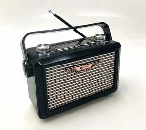 PUXING – <span class=keywords><strong>Radio</strong></span> rétro Portable Am Fm à ondes courtes, <span class=keywords><strong>Radio</strong></span> <span class=keywords><strong>Vintage</strong></span> à piles avec haut-parleur Bt, Sources d'alimentation à 3 voies, PX-85BT - Product Image 2