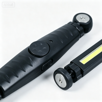 Lampe de travail rechargeable à LED COB avec crochet magnétique, lampe torche USB portable pour atelier et camping en plein air