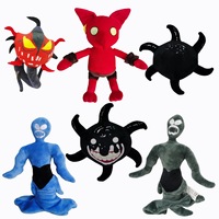 Jouets en peluche monstres personnalisés en gros, anti-stress, en coton PP lavé, jouets en peluche de dessin animé