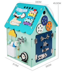 COMMIKI Juguetes Sensoriales Montessori para Bebés de 6 Meses, Juguetes Educativos STEM, Caja de Actividades, Casa de Actividades - Product Image 4