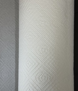 OEM 2-lagiges Einweg-Küchen papier Papier tuch benutzer definiertes Logo weiß bedrucktes Küchen papier - Product Image 5