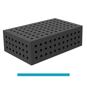Bloc de connexion SteelEco GPPH 600x400x200mm, épaisseur 8mm, trous 16mm, grille 50x50mm - Product Image 1
