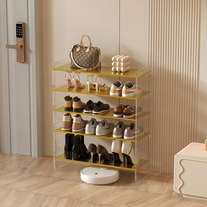 Armoire <span class=keywords><strong>de</strong></span> rangement <span class=keywords><strong>ouverte</strong></span> en acrylique, idéale pour tous types <span class=keywords><strong>de</strong></span> chaussures, vitrine anti-oxydation et anti-poussière pour articles ménagers - Product Image 3