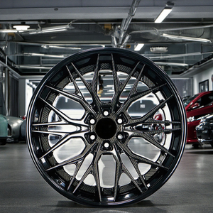 ขอบล้อรถโดยสารสี<span class=keywords><strong>ดำ</strong></span><span class=keywords><strong>เงา</strong></span>งามแบบกำหนดเองใหม่5X114.3 5X112 5X120 5X130สำหรับ Mustang Chevrolet - Product Image 3