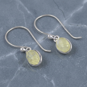 Fine 925 Sterling <b>Silver</b> <b>Drop</b> <b>Earrings</b> for Women's Wedding Trendy Design - Product Image 1