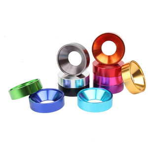 OEM CNC tùy chỉnh nhôm máy giặt M2 M2.5 M3 M4 M5 M6 M8 màu Anodized phẳng chìm đầu bu lông máy giặt - Product Image 5