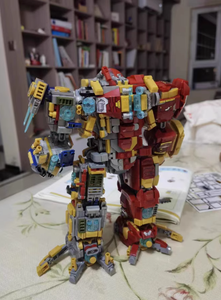 Le Yi 76099-76106 Steel Man Mecha Deformed <strong>Robot</strong> Model Building Blocks 1:8 Scale ABS Plastic <strong>Ironman</strong> for Boys Model <strong>Toy</strong> - Product Image 6